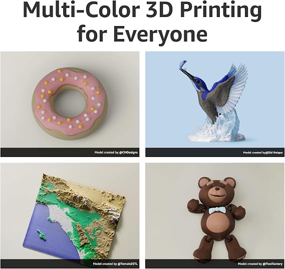 Bambu Lab AMS Lite Automatic Multi-Color/Multi-Material Material System, RFID Filament Backup, Worry-Free Printing