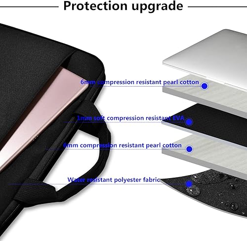 Miniatura 3 de Hseok Funda para laptop de 13 a 14 pulgadas, compatible con MacBook Pro de 14 pulgadas M4M3M2M1, todos los modelos de Mac AirPro de 13.3 pulgadas,