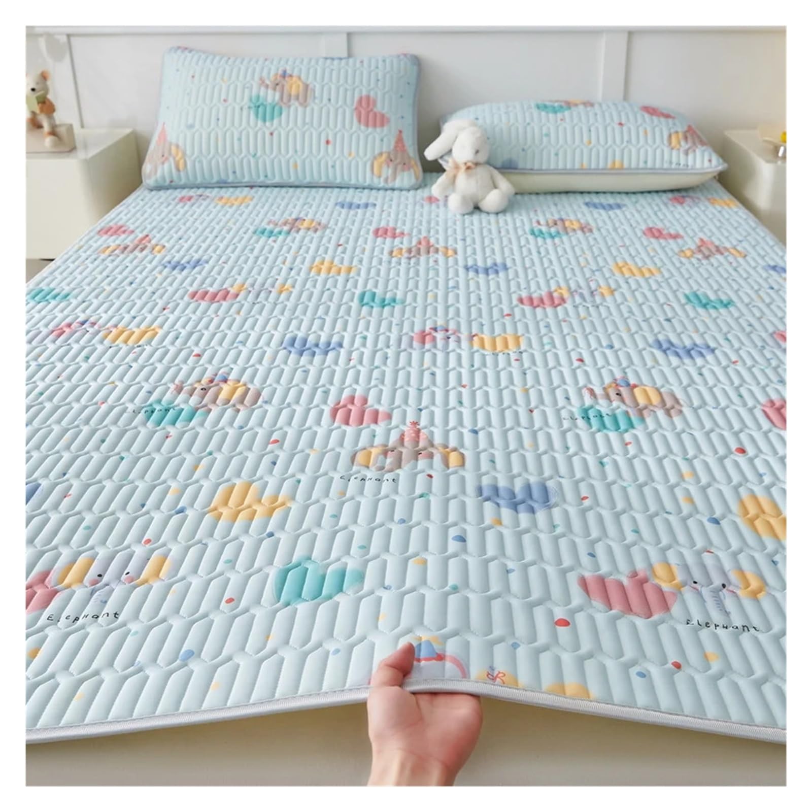 Matelas en soie de glace contre la chaleur nocturne et la sueur