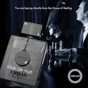 Armaf Club De Nuit Urban for Man Eau de Parfum Spray, 3.6 Ounce