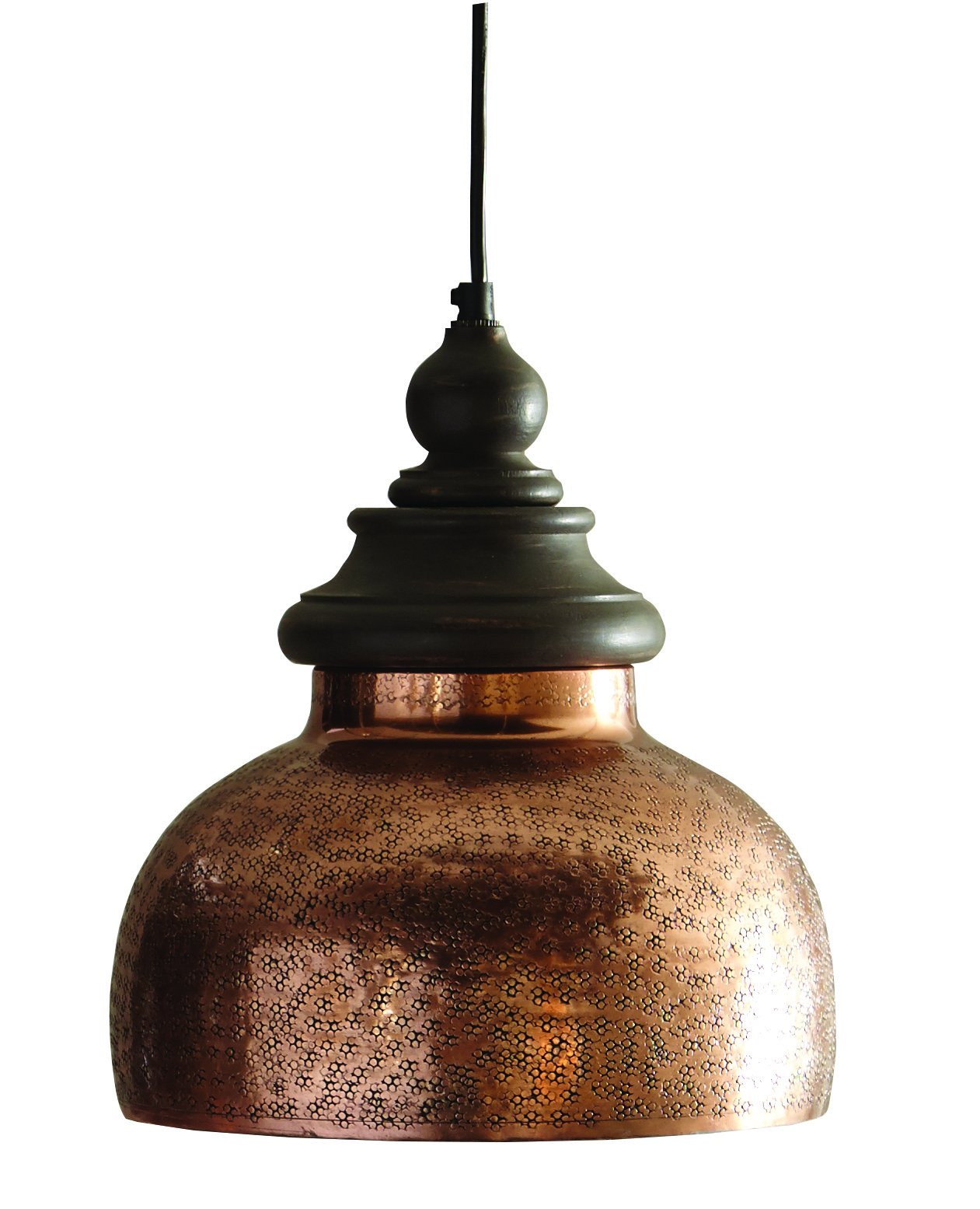 Split P Antique Copper Lighting Pendant (4010-270)