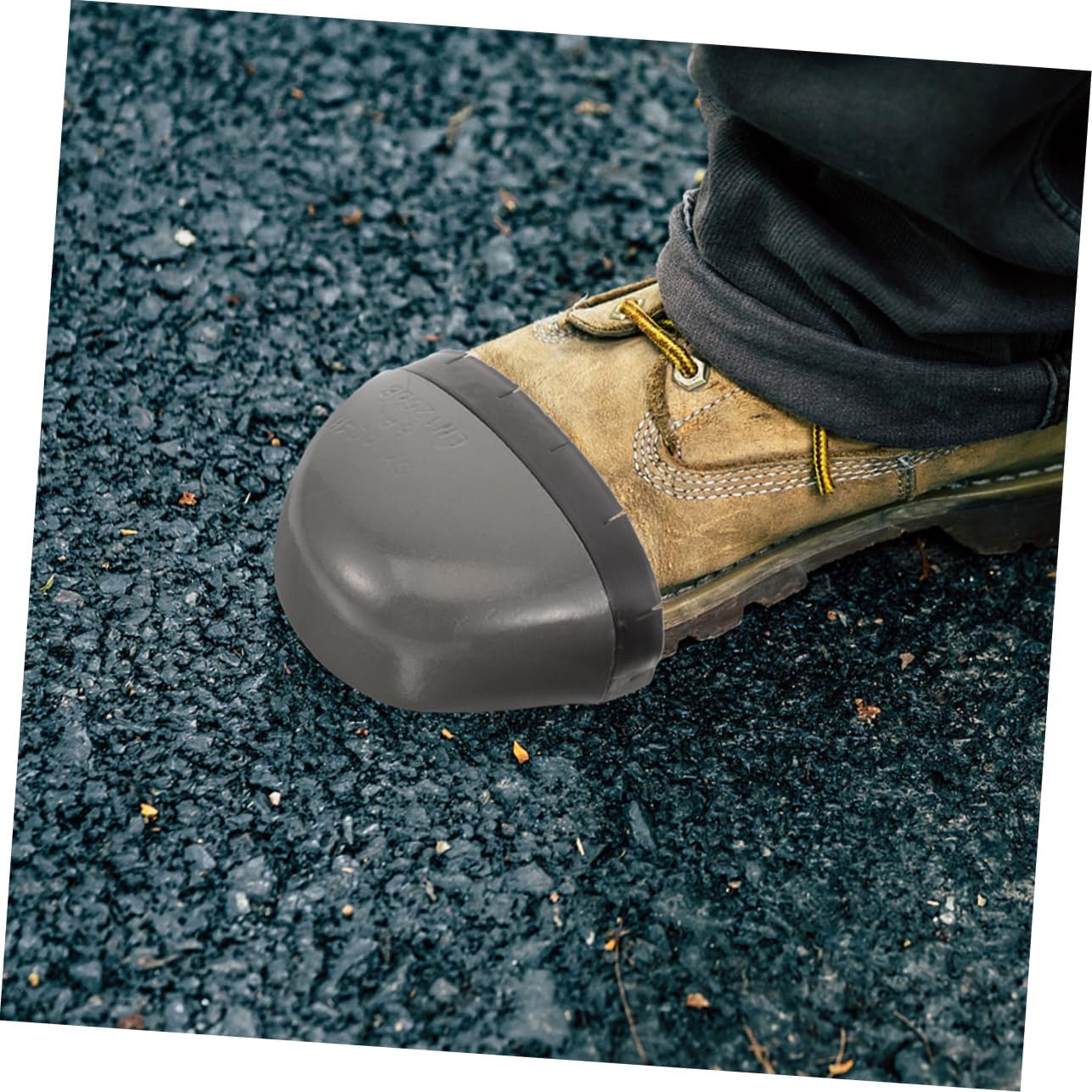 2pairs Caps for Work Shoes Pierce Crush Protection for Reinforced Toe Covers for Men and Women
