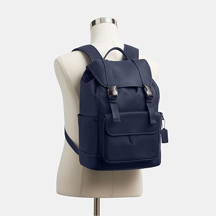 Amazon.co.jp: [COACH] Men's League Flap Backpack Backpack, deep
