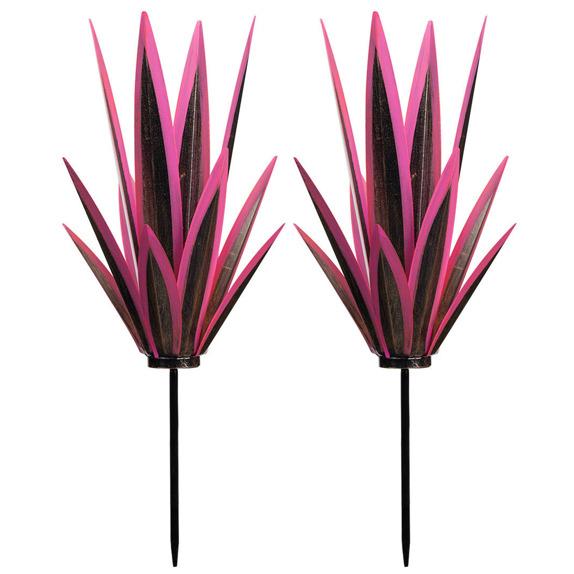 Décor extérieur de plantes d'agave en métal pour embellir votre patio et votre pelouse de cour