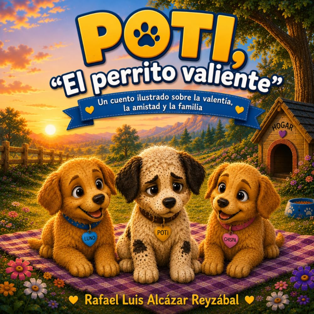 POTI, el perrito valiente: Un cuento entrañable sobre la familia, el coraje y la importancia de aceptarnos tal y como somos.