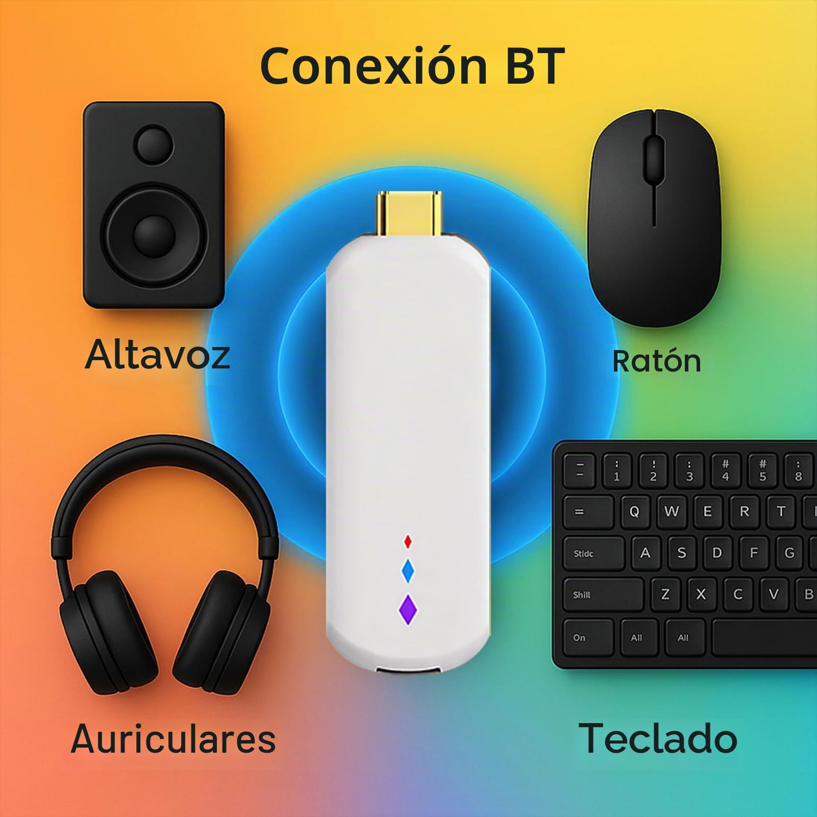 PUSOKEI TV Box Android 14.0, Smart TV Box con Acceso Remoto por Voz, 2GB RAM 16GB ROM, WiFi 2.4G/5G, Acceso a Todos los Sitios Web de Videos, Dispositivo de Transmisión 4K HDR ULT