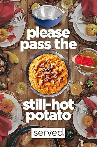 Miniatura 7 de served Marca  Cuenco pequeño de alta calidad mantén la comida caliente o fría durante horas con nuestro cuenco de acero inoxidable aislado al vacío,