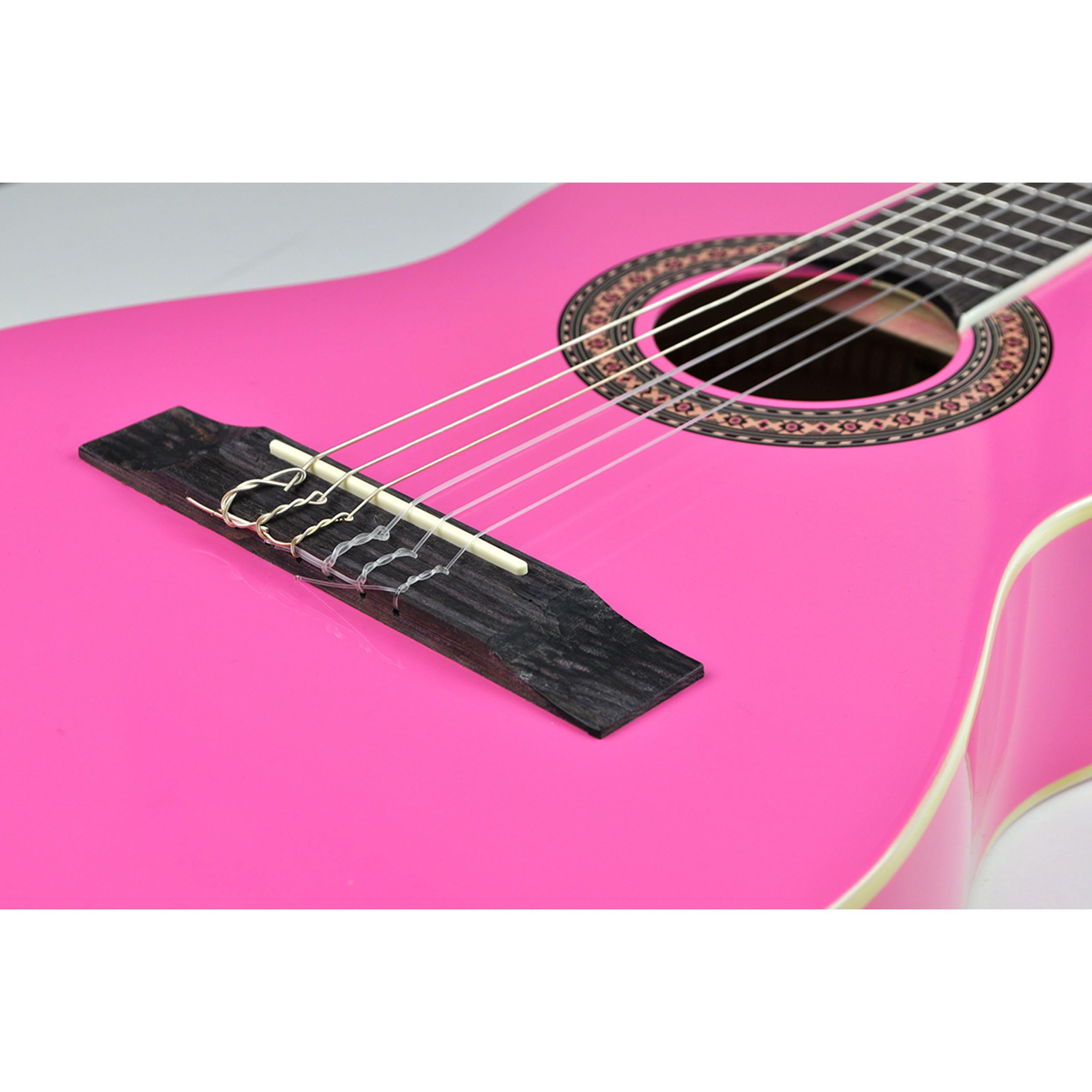 Voggenreiter 1095-6 Guitarra Infantil 1/2, Rosa, Multicolor