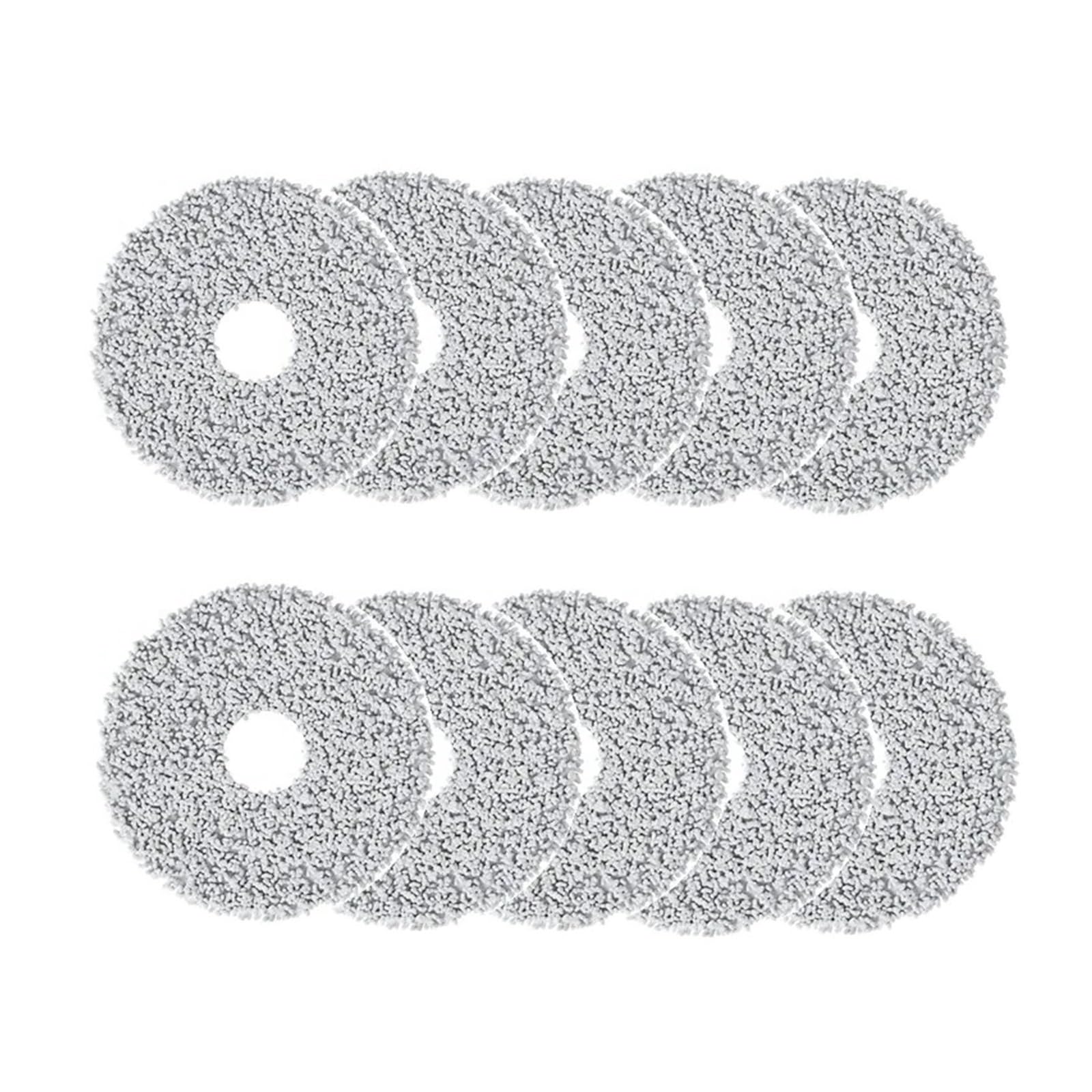 Kompatibel Mit Dreame, Reinigungsstationsschale For Mopps (L10s Ultra, L10s Pro, W10s Pro), Kompatibel Mit Mijia, B101CN, X10Plus, B101GL, Mopp-Ersatzteile(L10s Mop 10PC)
