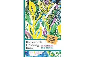 Backwards Coloring Book Mini Edition: The New Inverse Coloring Paradigm