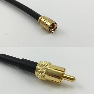 10 feet RG58 SMB FEMALE to RCA MALE Pigtail Jumper RF coaxial cable 50ohm Quick USA Shipping