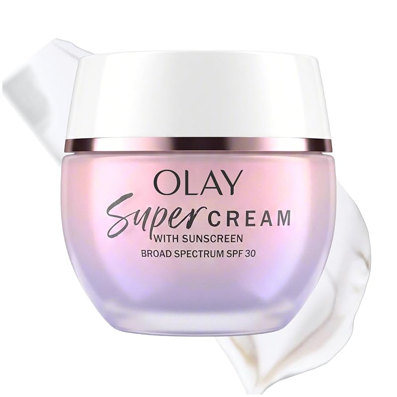 Olay Super Cream Hidratante Facial com FPS 30, Niacinamida e Vitamina C, 50 g