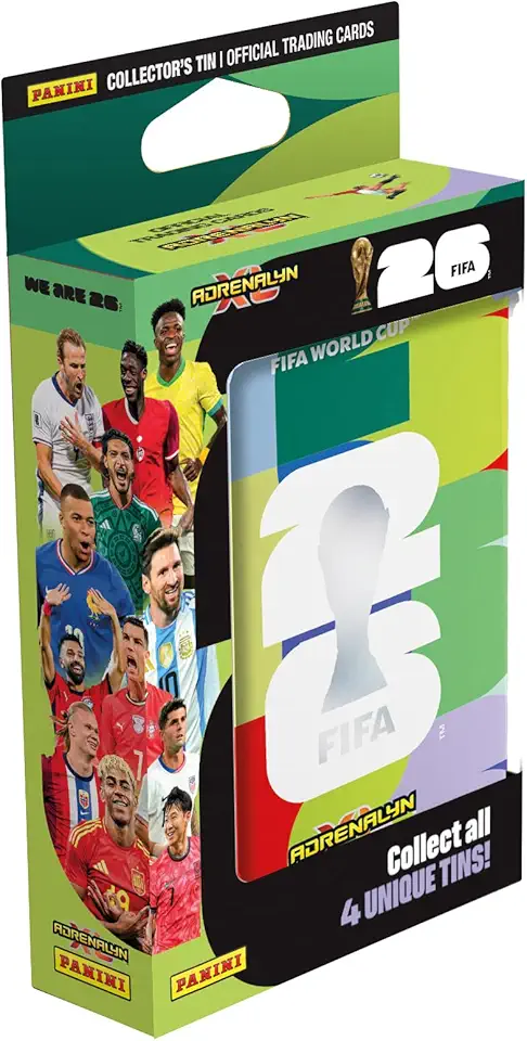Lata de bolso Adrenalyn XL Copa do Mundo 2026 da FIFA