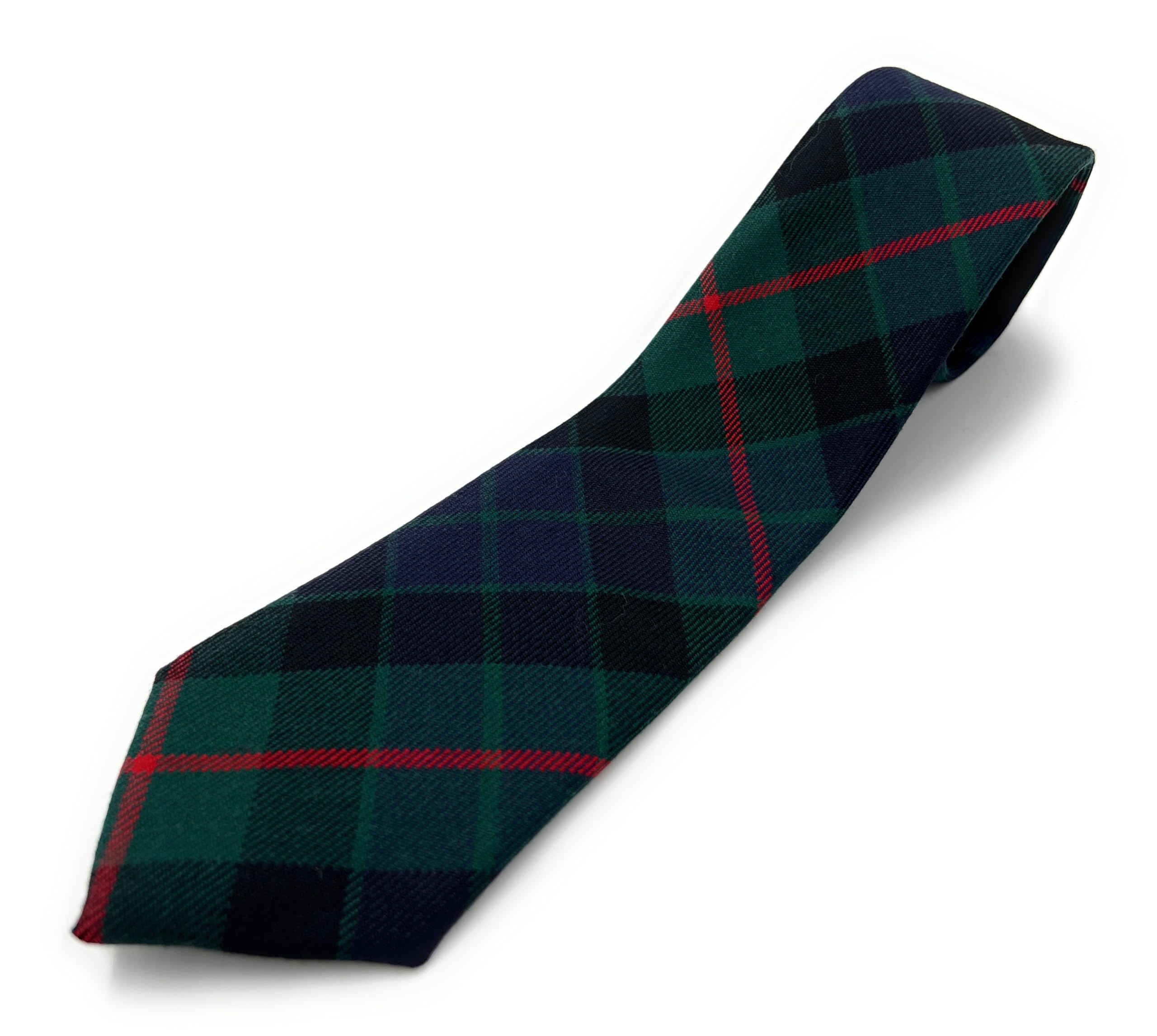 Tartan Tweeds Men's Gunn Modern Tartan Neck Tie New Wool British Made (Gunn Modern)