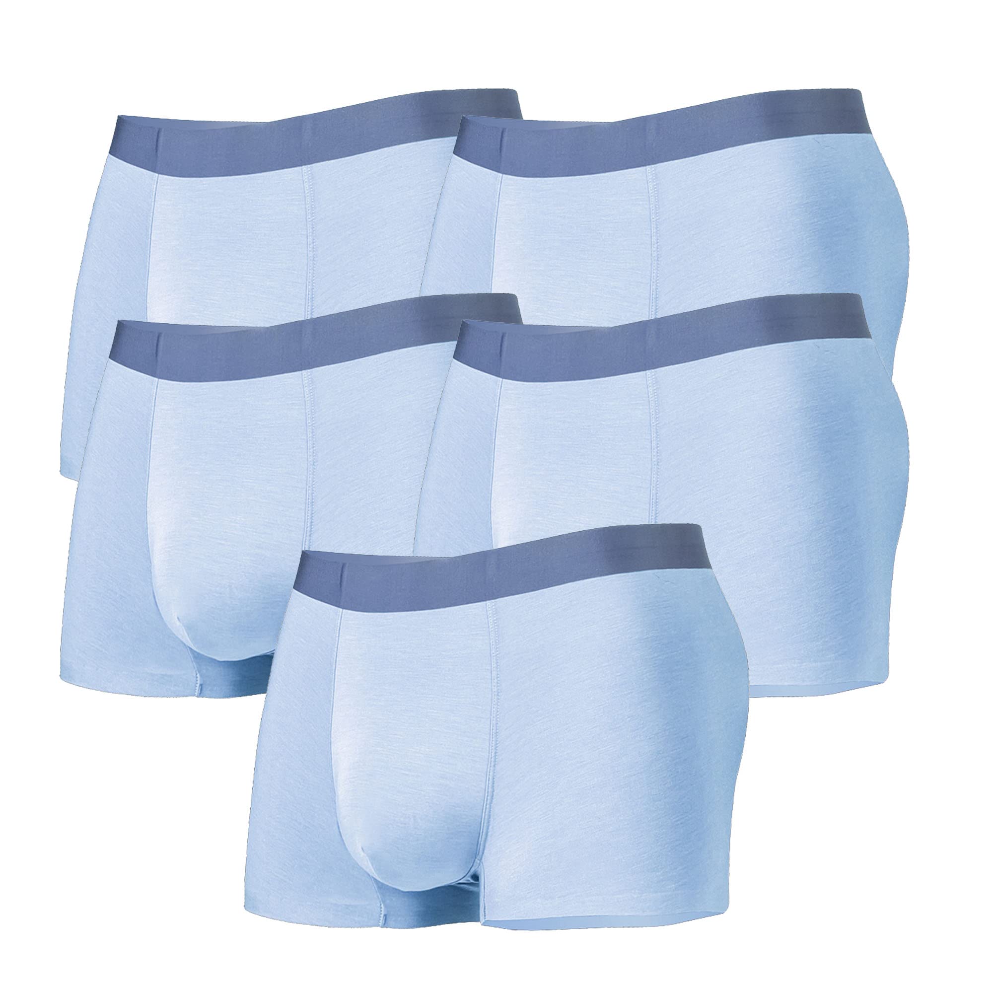 JEShifangjiusu Boxer da uomo, comodi, in cotone elasticizzato, traspirante, traspirante, traspirante, traspirante, confezione da 4