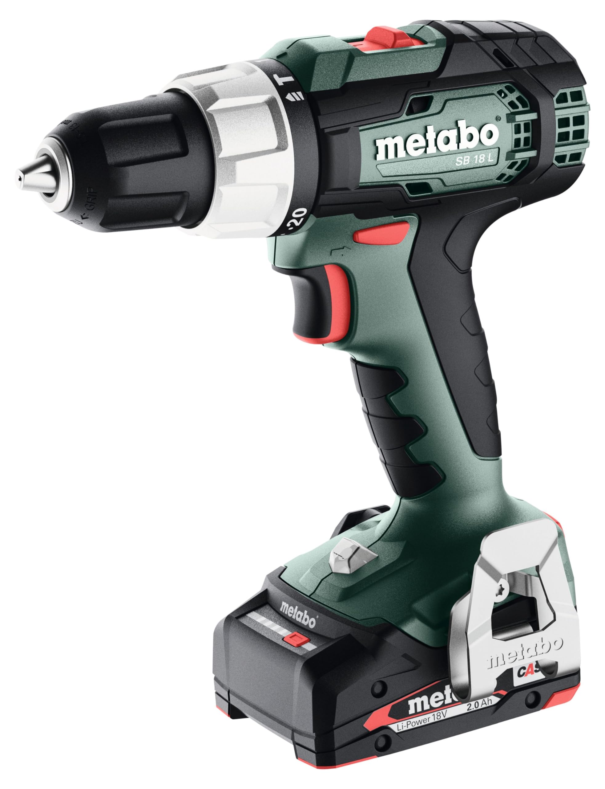 metabo Combo Set 2.8.6 18V, Taladro Percutor SB 18 L y Atornillador SSD 18