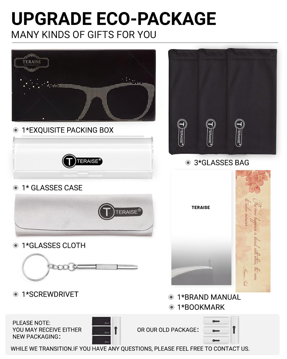 TERAISE 4PCS occhiali da lettura a luce blu anti-luce, uomo e donne occhiali da lettura comodi e leggeri,robusti Lettori uomo per computer inclusa custodia per occhiali da vista - 4