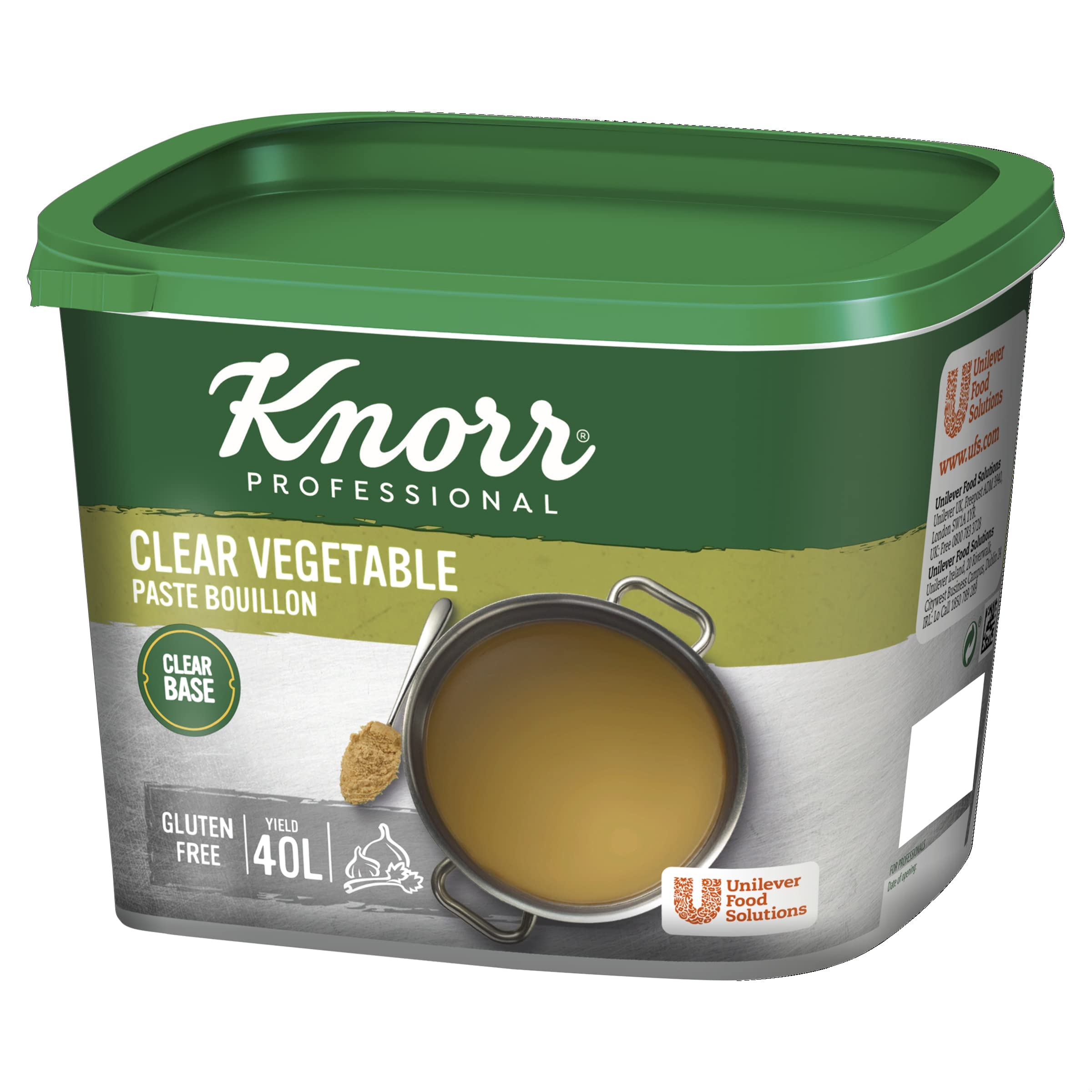 Knorr Gluten Free Clear Vegetable Paste Bouillon, 1kg