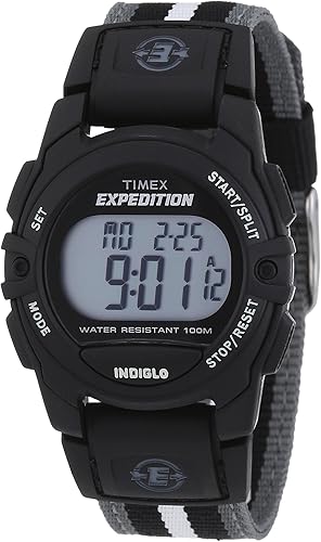 Timex Expedition reloj unisex con temporizador alarma cronómetro digital clásico de tamaño mediano