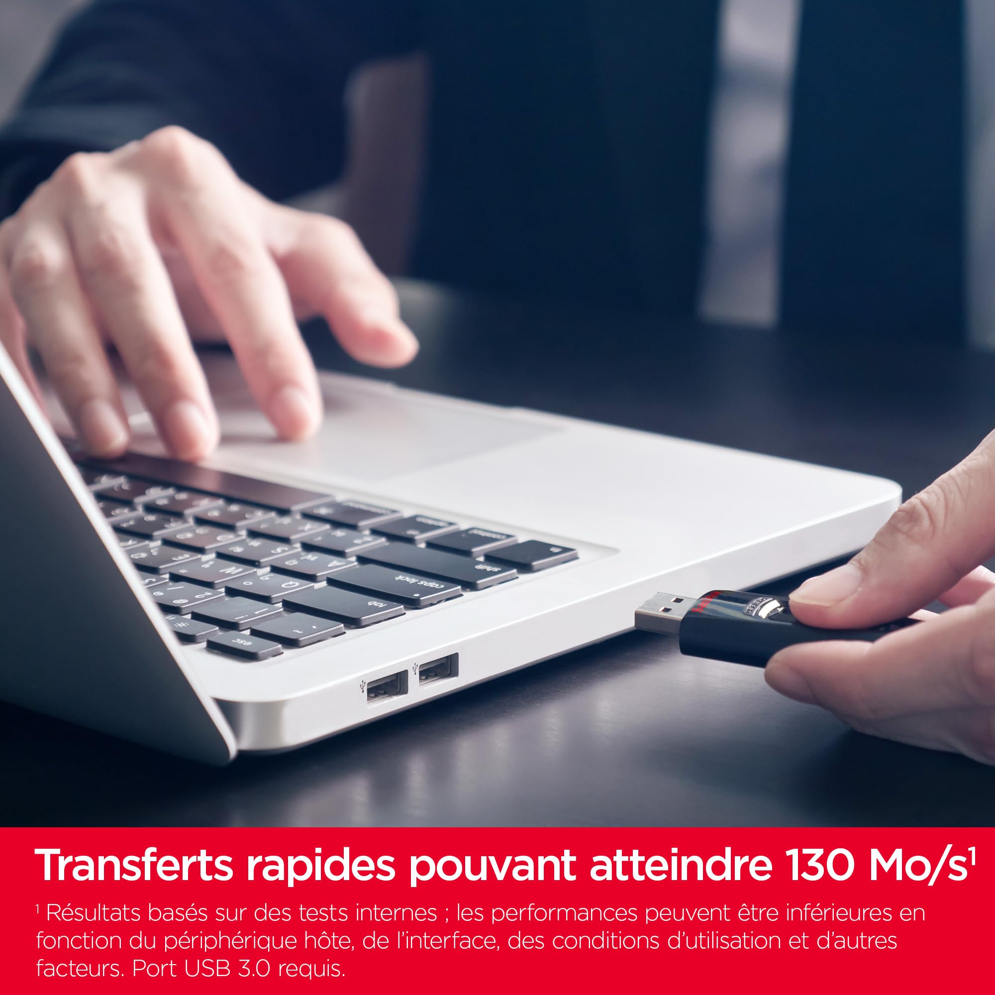 SanDisk Ultra Clé USB 3.0 1 to (Stockage fiable pour Documents, Photos et fichiers multimédias, Sandisk Memory Zone App)