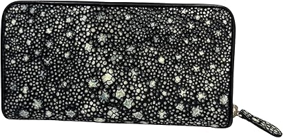 Amazon | スタースティングレイ 梅花皮 (カイラギ) 長財布 黒