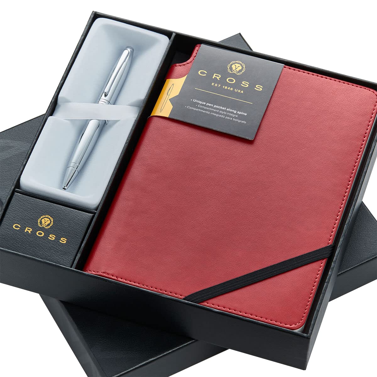 Cross Gift Set & Red Notebook