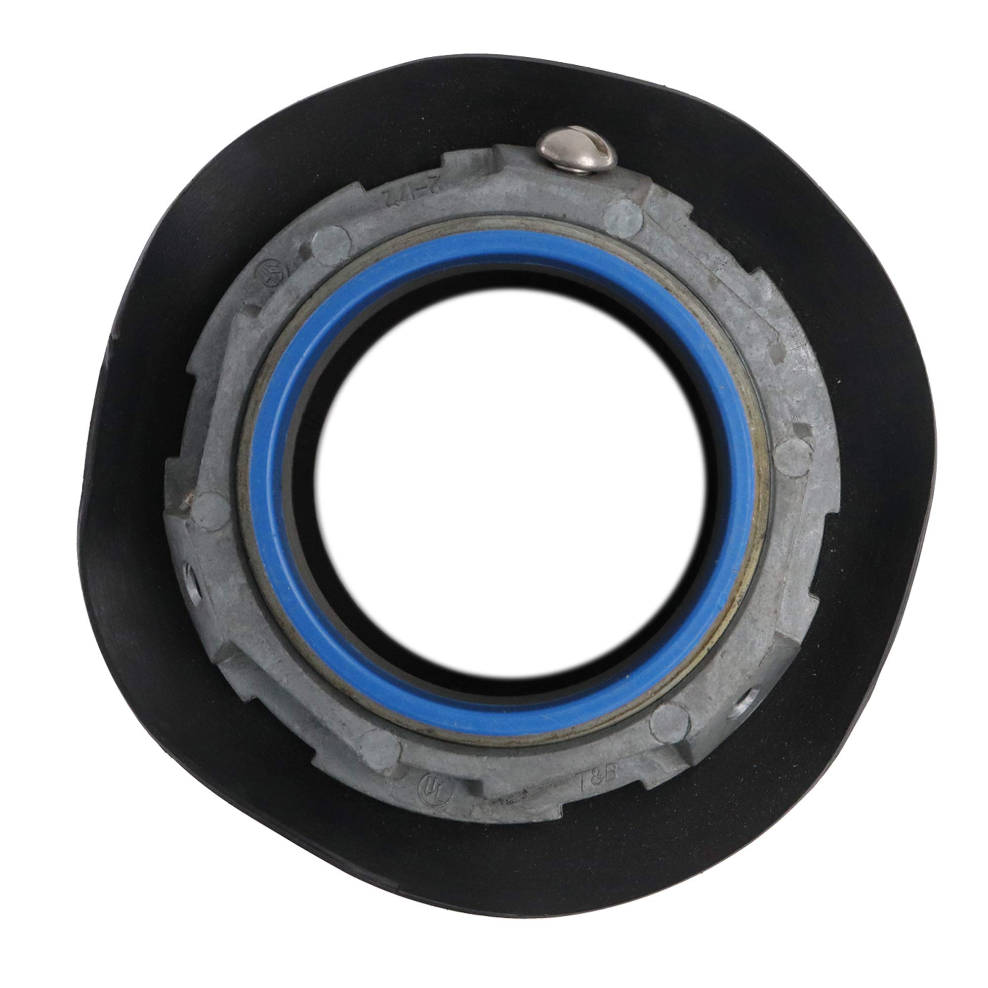 Thomas & Betts STG7-G Ocal PVC Coated Zinc Grounded Hub Connector, 2-1/2