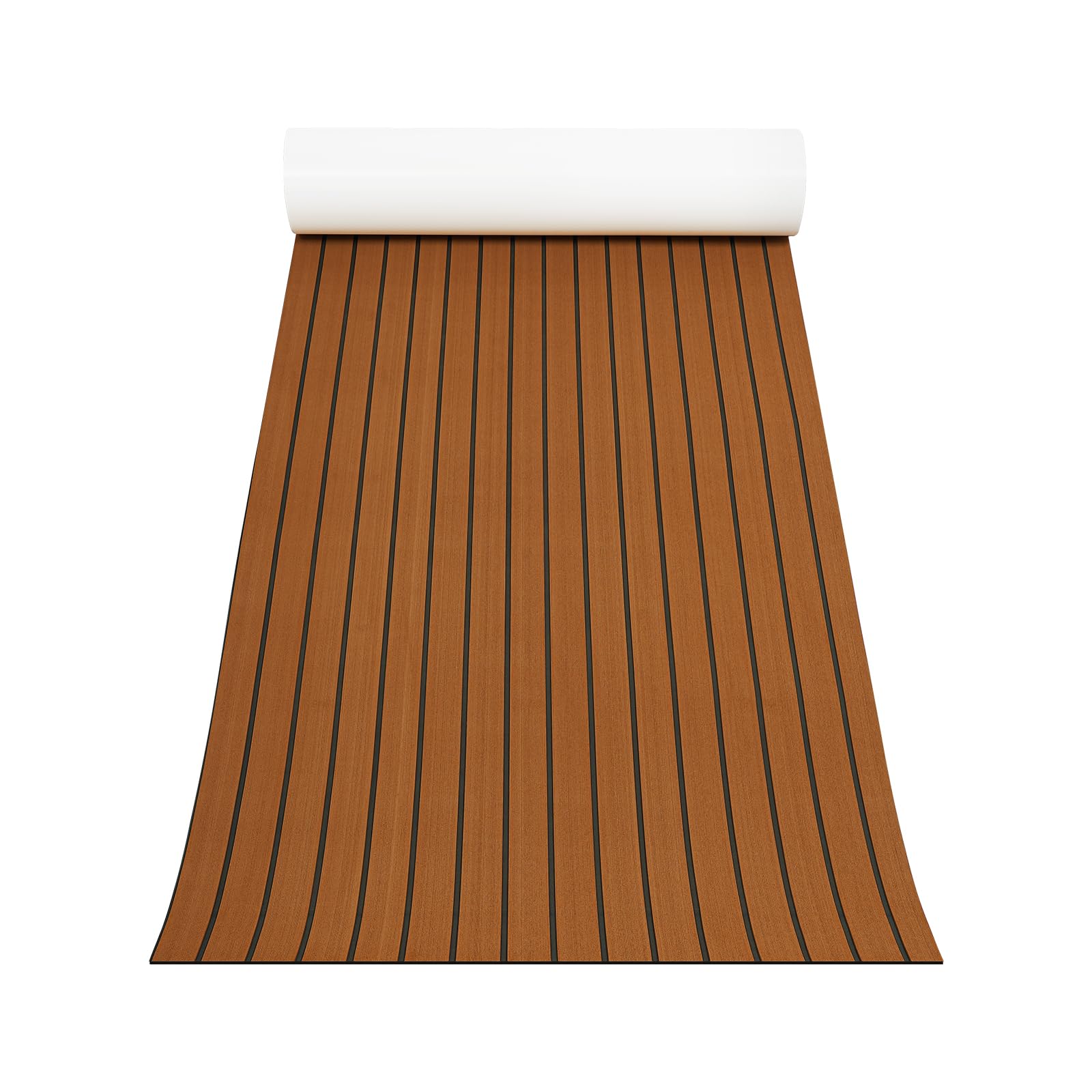 240 x 90 cm, espuma de teca EVA, autoadhesiva, flexible, antideslizante, para barcos y yates, 6 mm