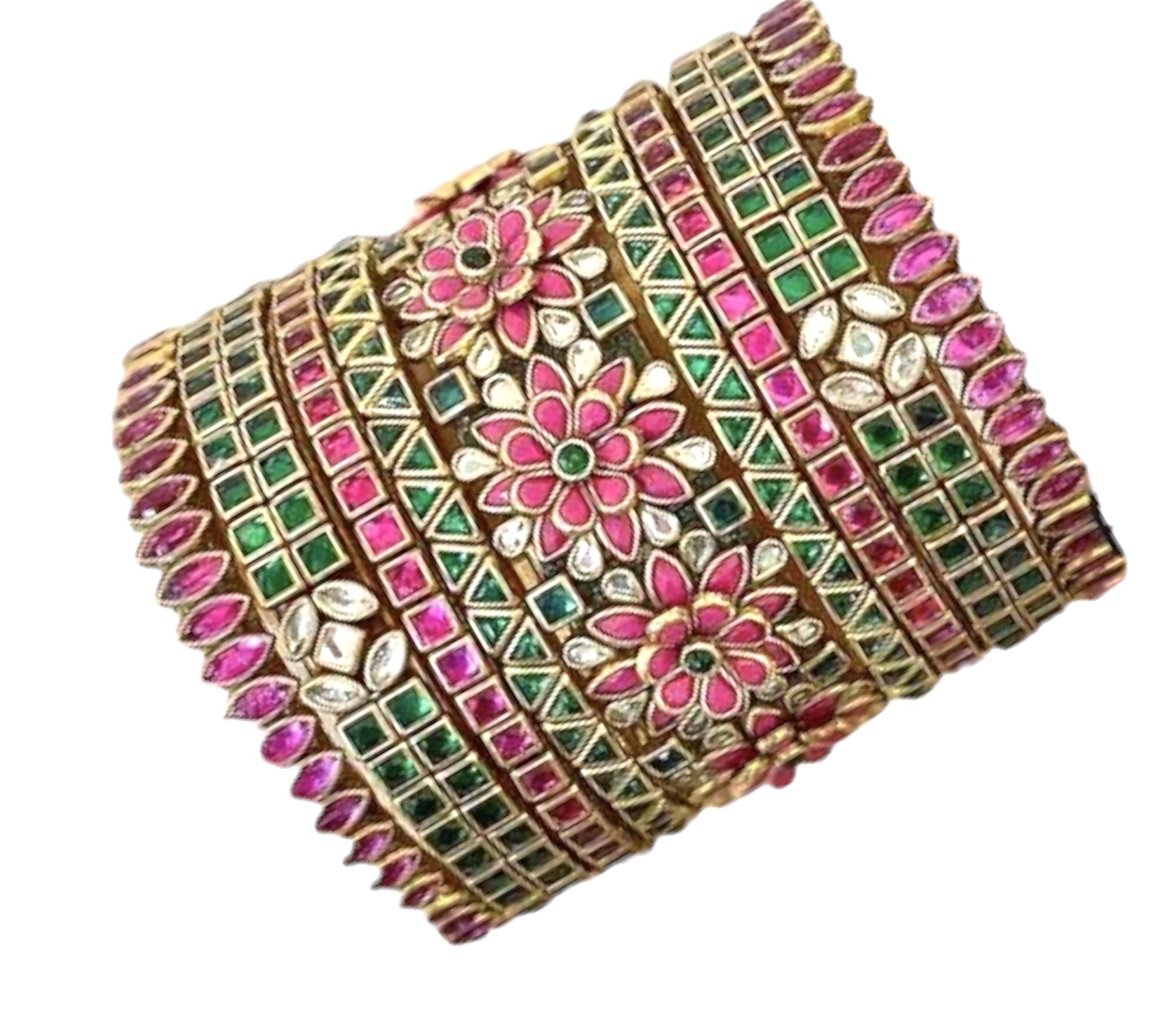 Silk thread Kundan bangles (2.8) for women (B0CCYFH7RZ) Amazon Price History, Amazon Price Tracker