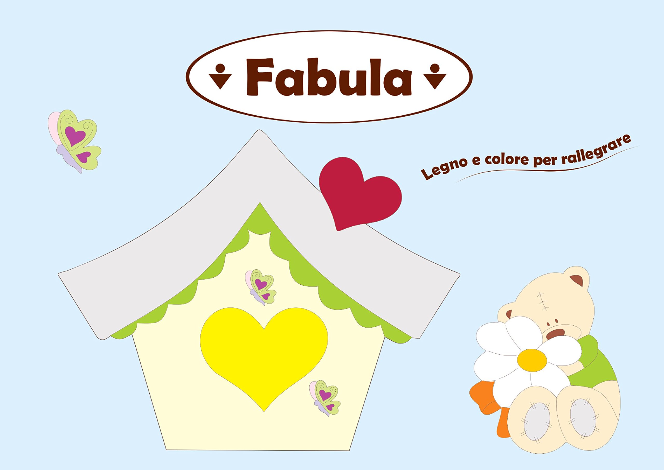 Fabula Linea Baby Trenino - Album con Personalizzazione Treno - Formato cm 24x30 con Copertina 253 Giallino e Applicazioni in Legno - 60 Pagine Avorio - cod. 164071