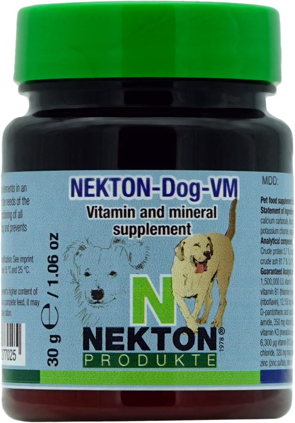 Nekton DogVM Canine Vitamin, Mineral, Trace Supplement, 30gm Amazon.ca Pet Supplies