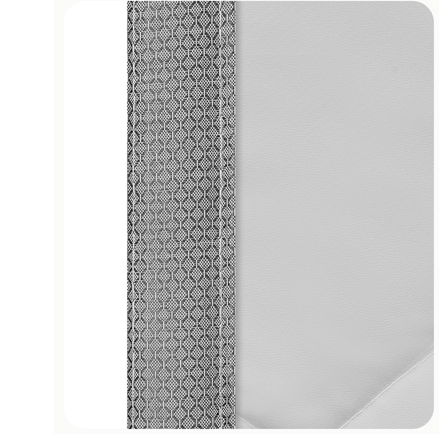 Thermo Türvorhang Kälteschutz Wärmeschutzvorhang für Türen,Isolier Schutz Vorhang mit transparentem Fenster,Wasserdicht,Winddicht,Selbstklebend,Automatisches Schließen (95cm x 210cm,Grau)