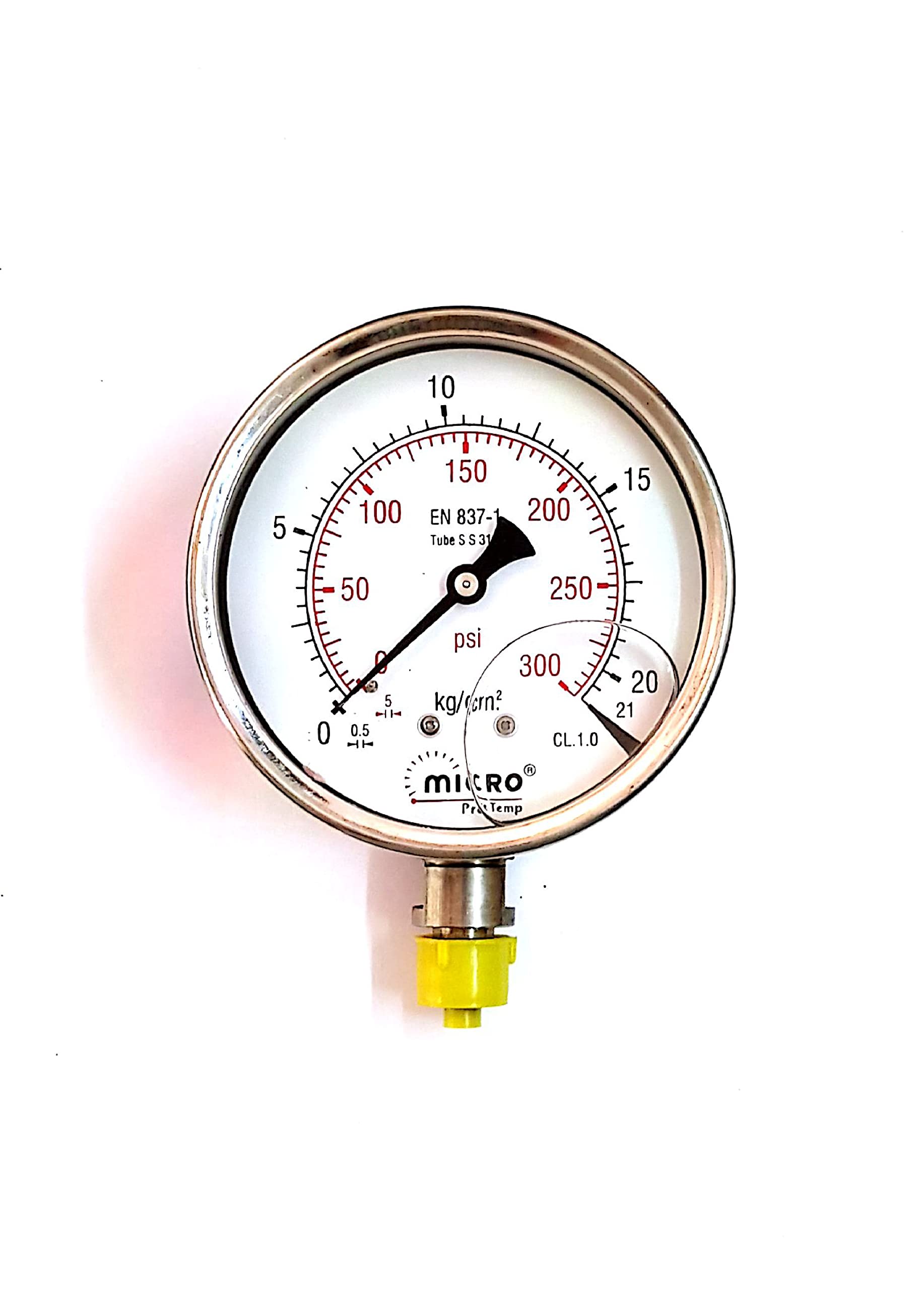 Buy STAINLESS STEEL pressure gauge borden tube pressure gauge