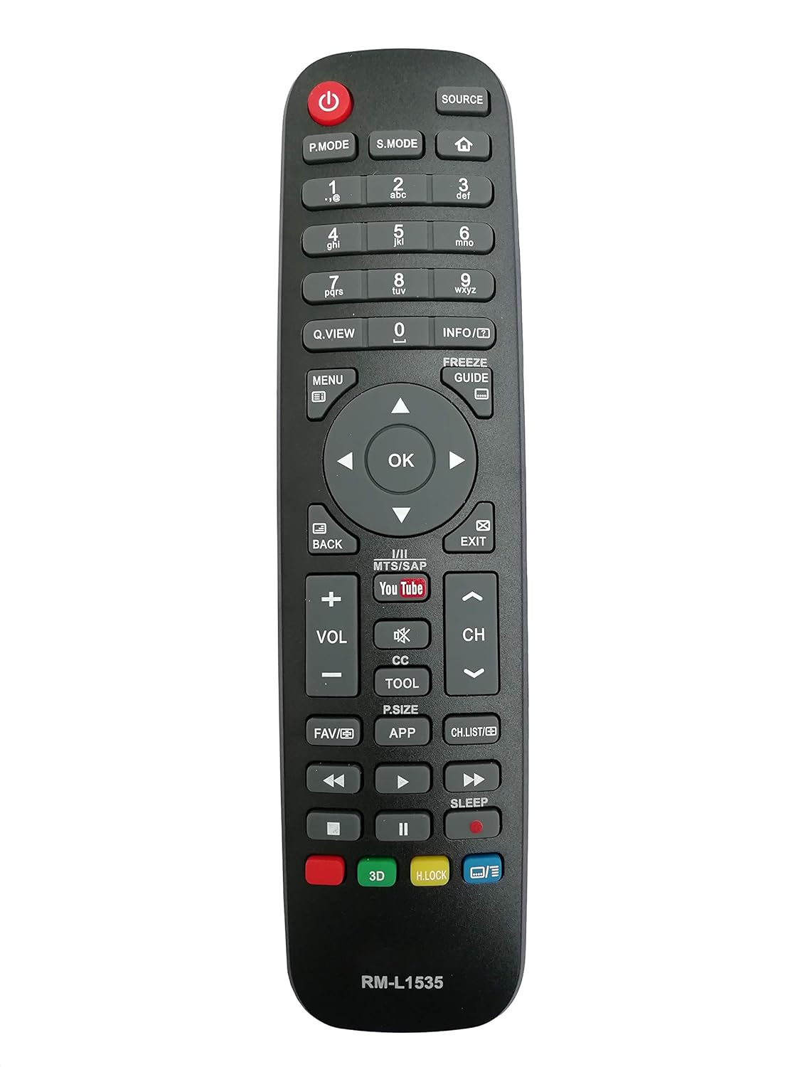 LipiWorld® RM-L1535 Led LCD Smart Tv Universal Remote (Suitable for Haier Led Tv Remote) Compatible for (HTR-A10 HTR-A18H HTR-A18EN HTR-A18E HTR-D18A) Haier Tv Remote LipiWorld® RM-L1535 Led LCD Smart Tv Universal Remote (Suitable for Haier Led Tv Remote) Compatible for (HTR-A10 HTR-A18H HTR-A18EN HTR-A18E HTR-D18A) Haier Tv Remote
