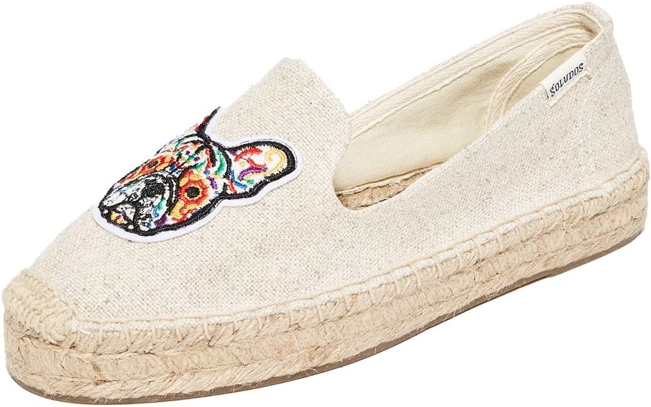 Soludos Women's Frenchie Platform Smoking Slipper Flat