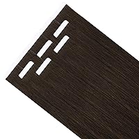 Vista 9 de Full Shine Seamlss - Extensiones de cabello humano con cinta adhesiva de 12 pulgadas, extensiones de cabello corto y suave, color marrón oscuro 2