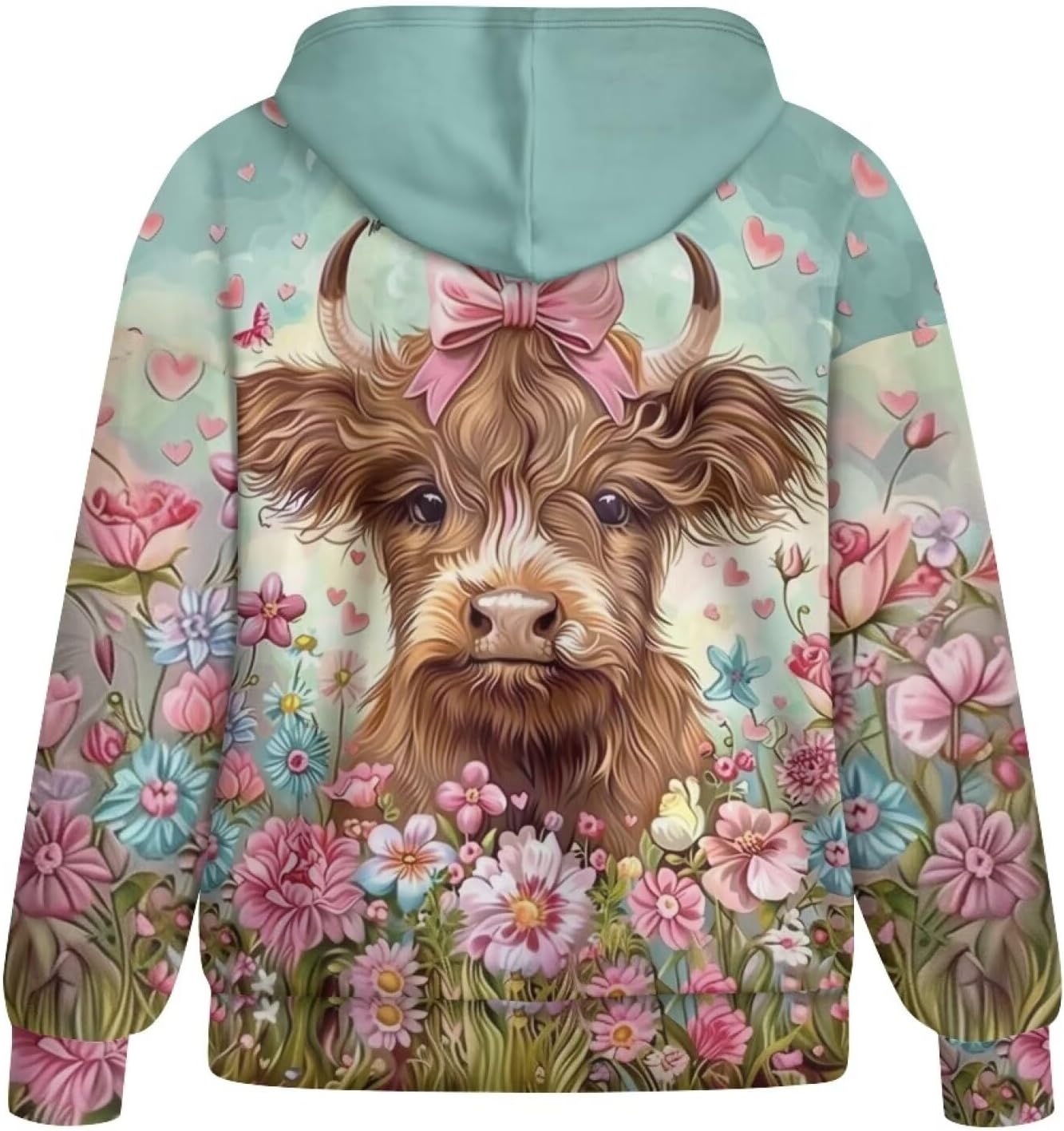 WELLFLYHOM Zip Up Hoodies for Women Oversize Y2K Sweatshirt Zipper Cardigan Jacket Fall Outfits XS-4XL - Image 5