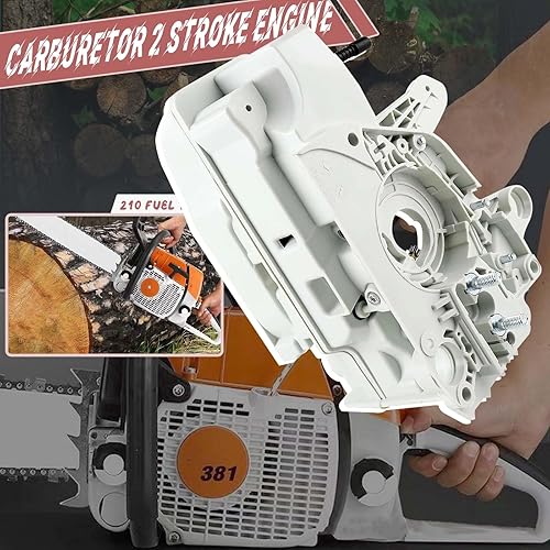 Miniatura 4 de Carcasas del cárter del tanque de gas y combustible para STIHL MS210 MS230 MS250 021 023 025 Pieza de repuesto de motosierra # 1123 020 3003