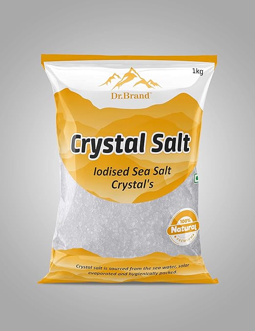 Dr Brand Crystal sea Salt (Natural sea Iodine namak Combo of 5 Pack