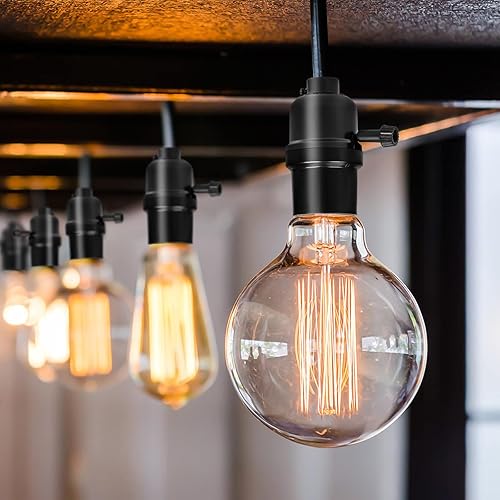 Miniatura 7 de Venforze Reemplazo de enchufe de lámpara de 3 vías, base E26 con certificación UL, perilla giratoria para ajustes de luz baja-media-alta, piezas de