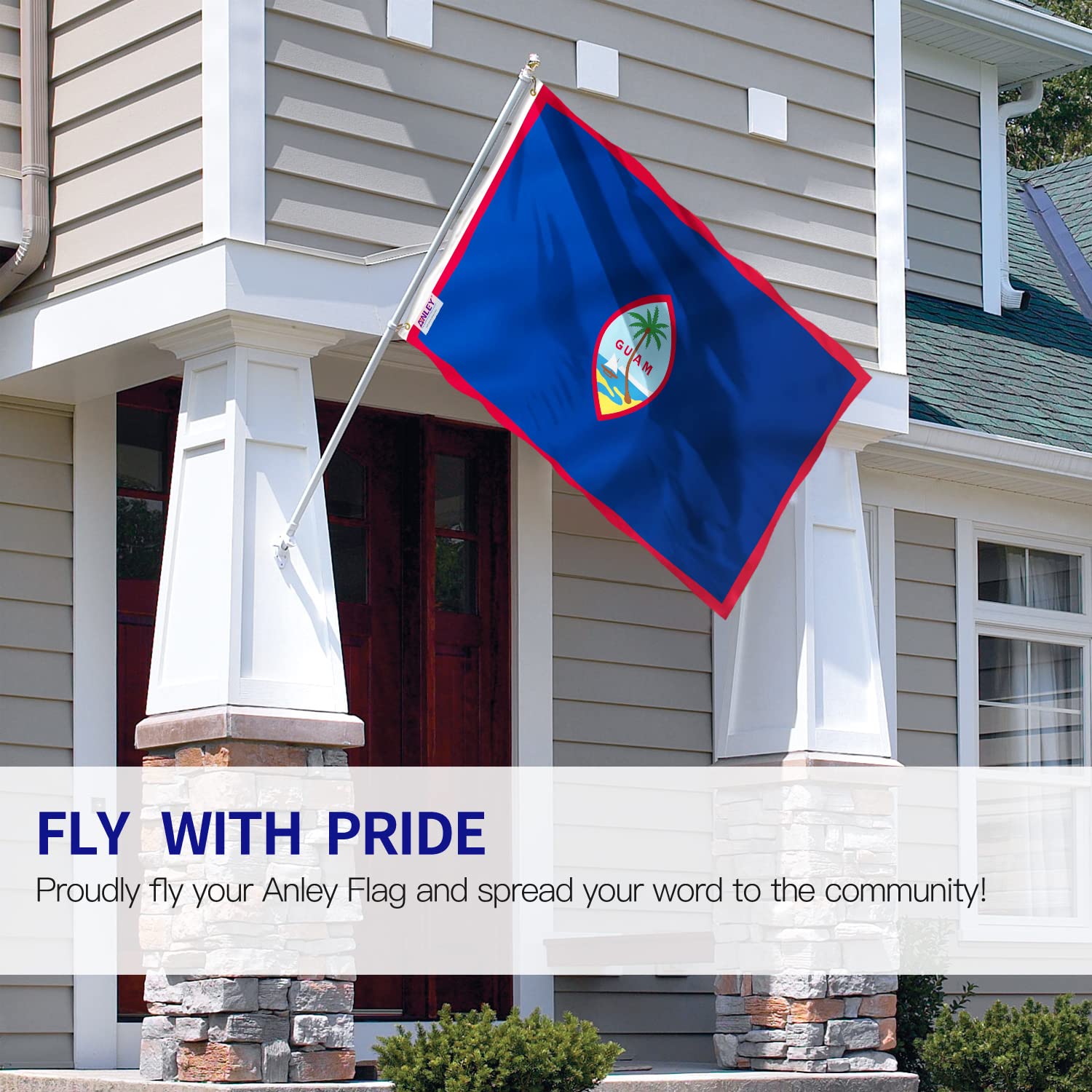 Guam⭐︎ Guam Fringed Flag
