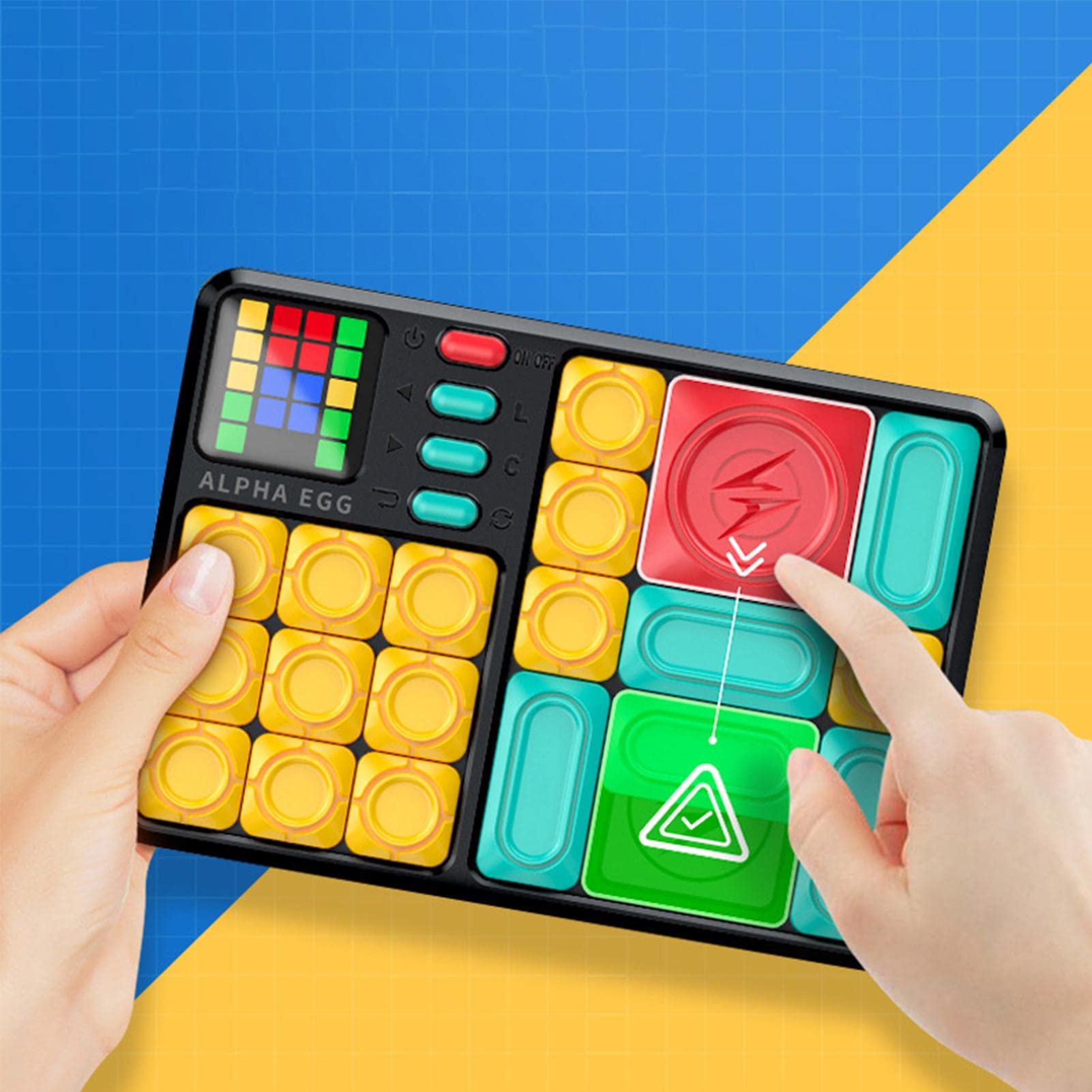 Puzzle Glissant Magnétique Huarong Road - Jeu Casse-tête Super Slide | Jeu Logique Électronique avec 500+ Défis | Jouet Éducatif Développement Compétences Raisonnement Logique pour