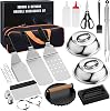 Mavivegue 28Pcs Griddle Accessories Kit, Professional Hibachi Flat Top Grill Tools, Metal Spatula Set with Burger Press, Basting Cover, Melting Dome, Tongs, Carry Bag for Outdoor Grilling BBQ