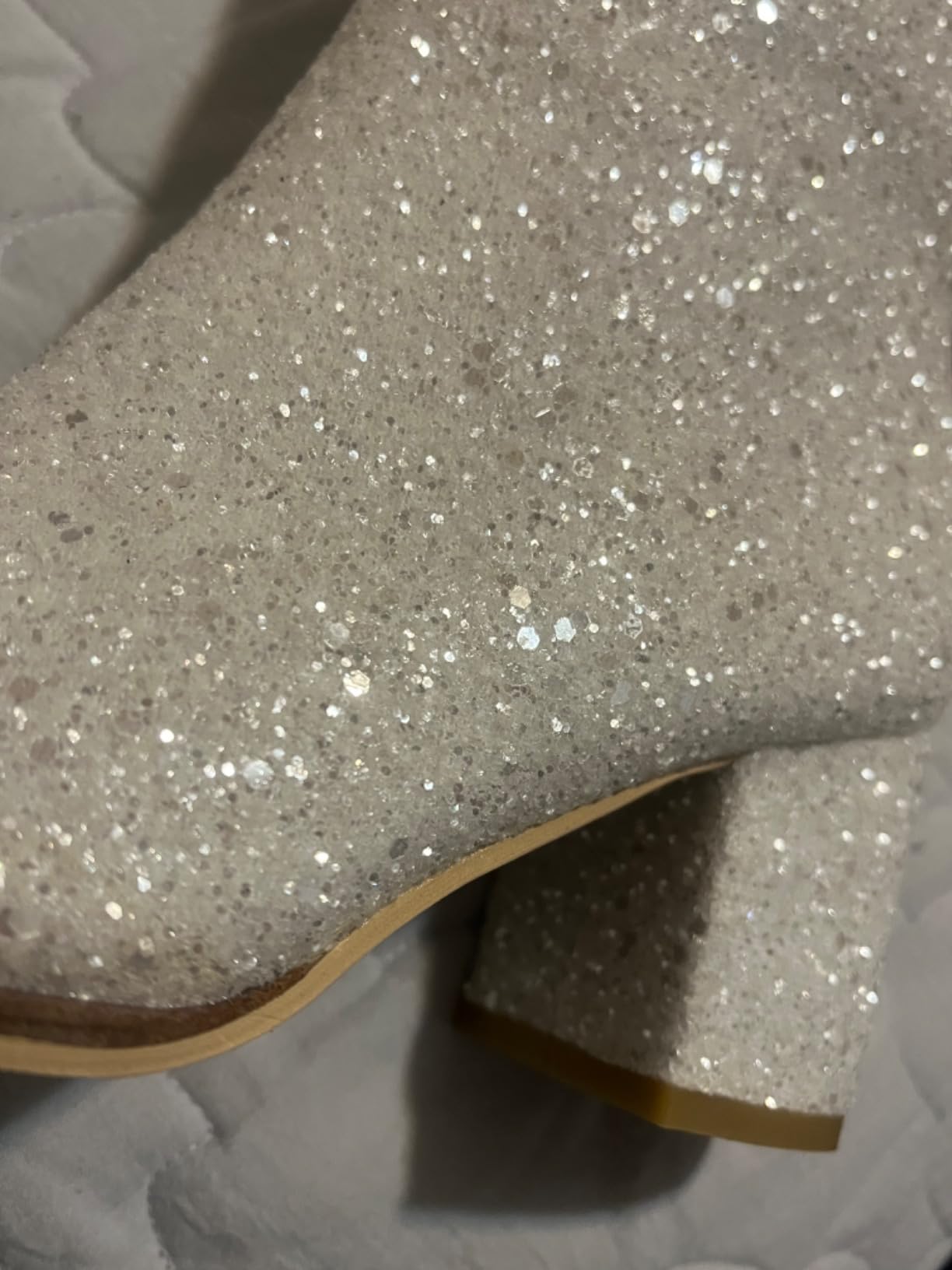 Corkys Womens Razzle Dazzle Glitter Zippered Casual Boots