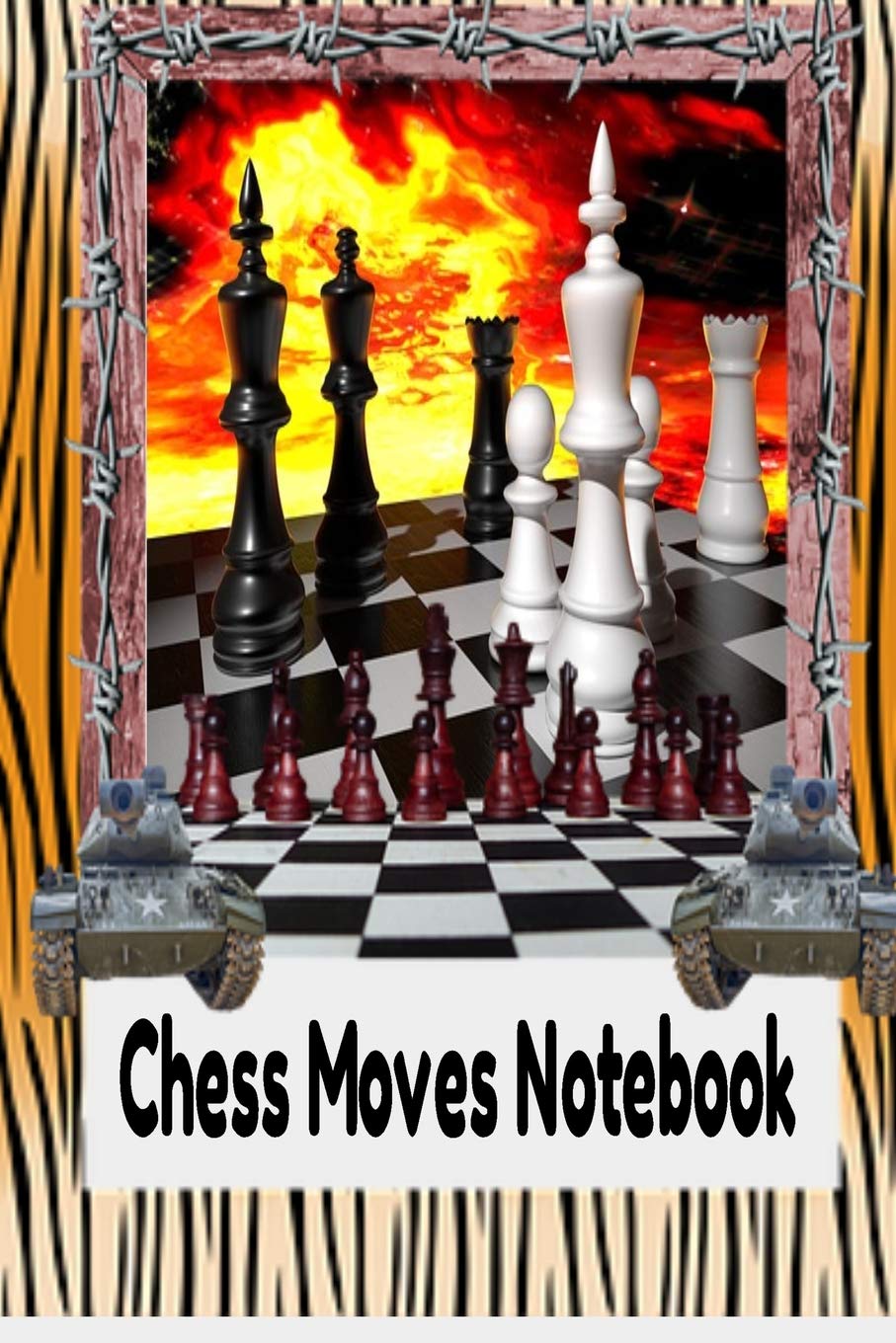 Chess Moves Notebook: Scorebook Sheets Pad for Record Your Moves During a Chess Games. Chess Notation Book, Chess Records ... Log Wins Moves, Tactics & Win Loss (Chesss Notepads)