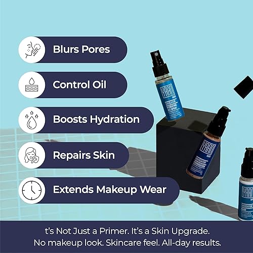 Miniatura 4 de YAAN MAN Base de maquillaje de larga duración, suave y ligera, acabado natural para todo tipo de piel con aceite de cáñamo, extracto de algas rojas