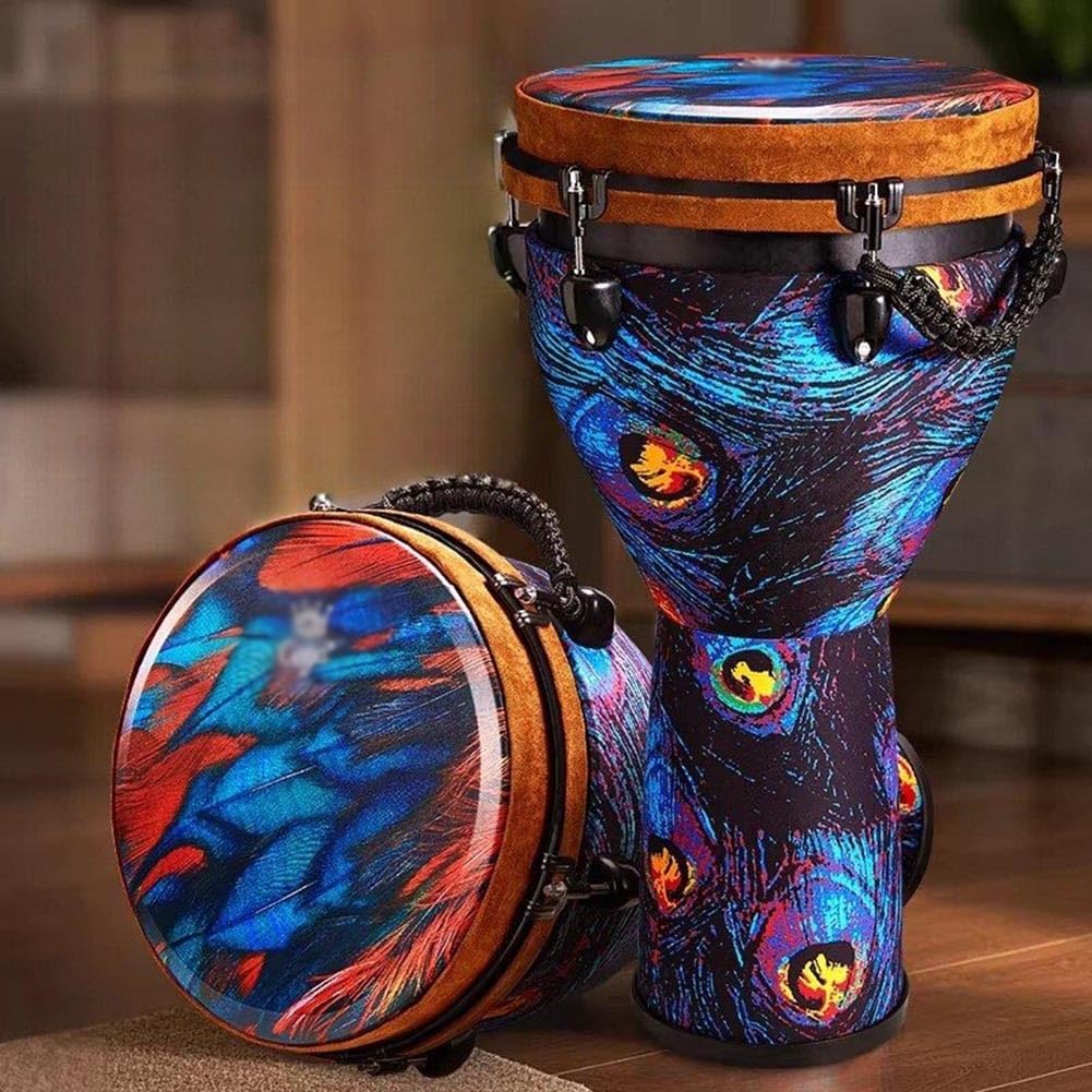 Tamburo Djembe Professionale, Tamburi Africani Per Adulti Cavità In Fibra Di Carbonio Composita Regali Per Musicisti(#4,10in)