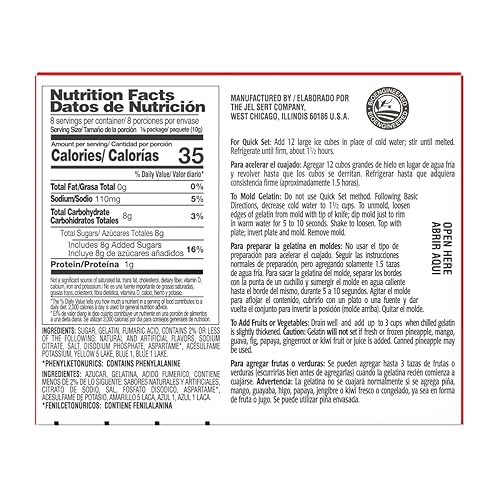 Miniatura 3 de Royal Paquete variado de gelatina, paquete de 12  3 cajas cada una, fresa, naranja, lima y cereza - Snacks keto