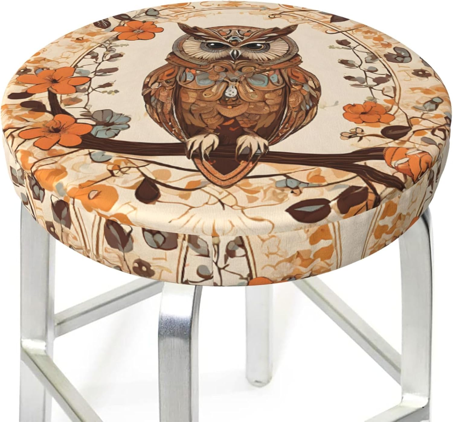 Round Bar Stool Seat Cover for Home Kitchen Dining Chair - 14 inch