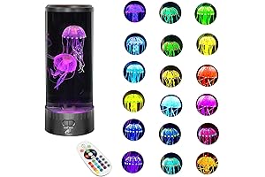 Lightahead 18 LED Jellyfish Round Aquarium Mood Lamp